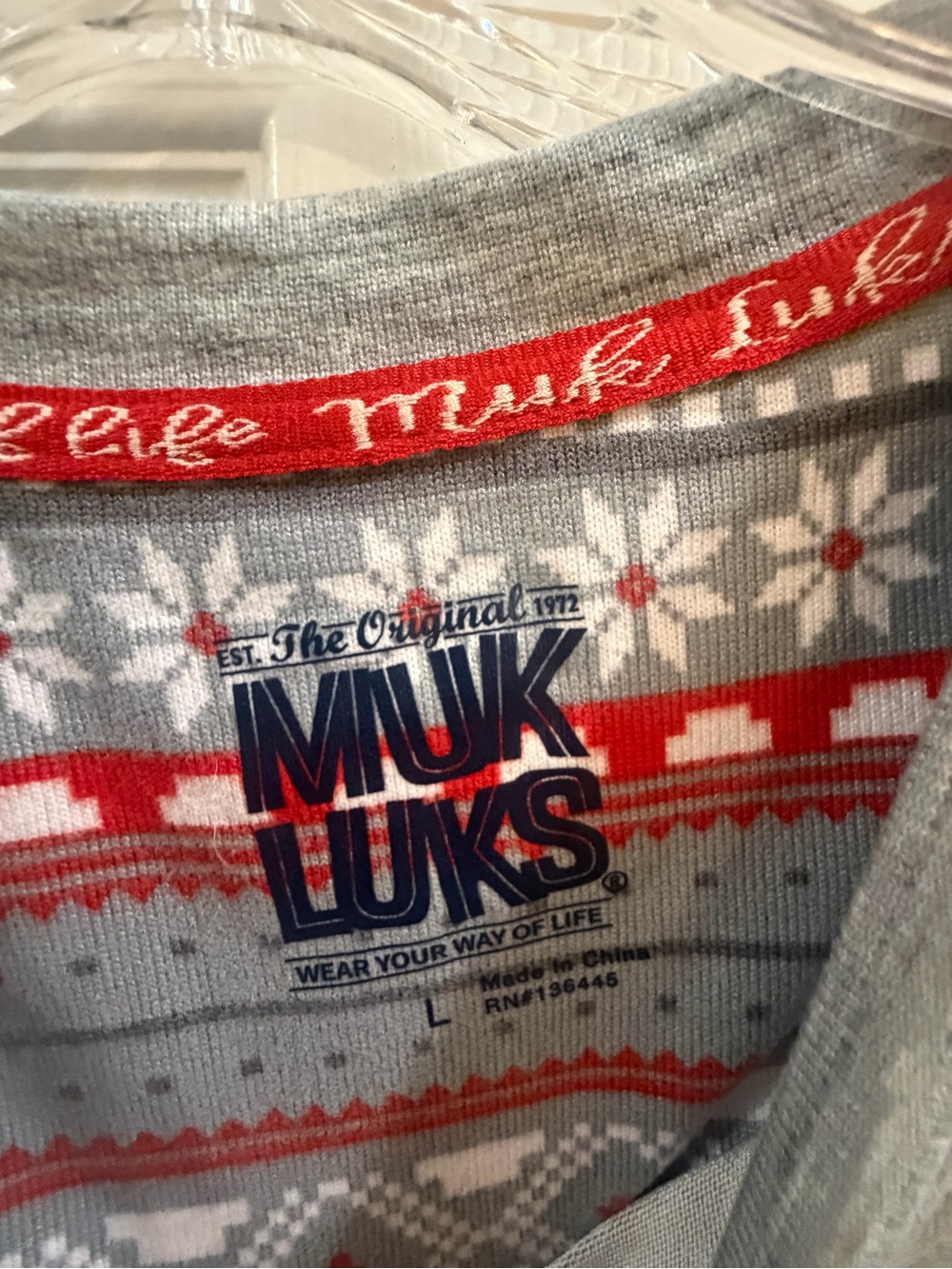Muk Luks Men's Pajama Set - Picture 4 of 8